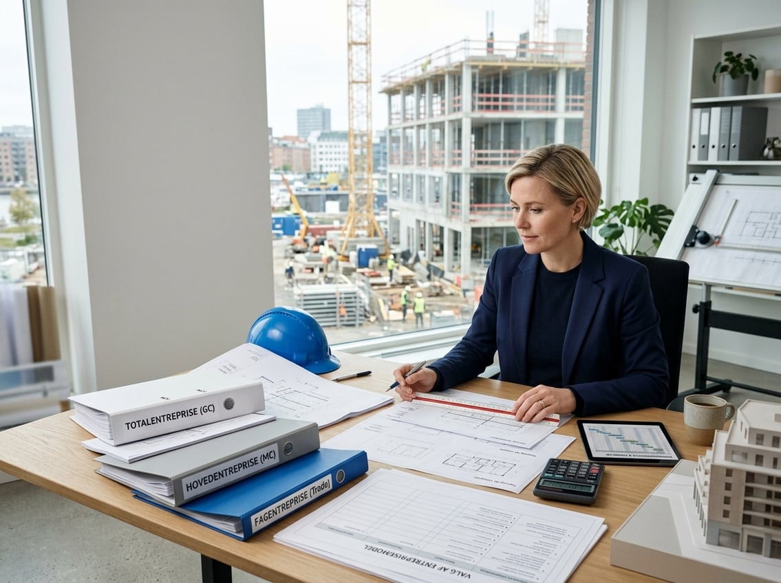Vælg den rette entrepriseform før du indhenter tilbud til dit byggeprojekt